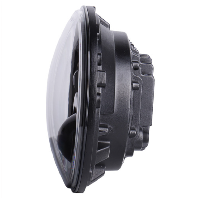 For Lands Rover Defender/Royal Enfield Headlight 7" Led Headlight with DRL Turning for Jeep Wrangler JK JKU CJ TJ