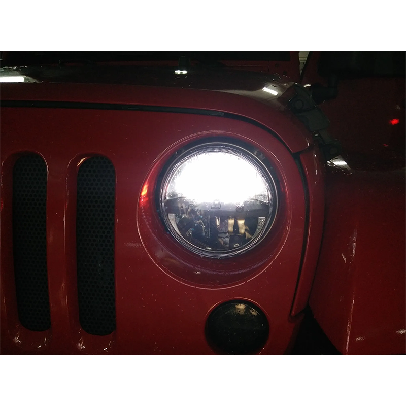 Morsun Wrangler JK Accessories 7" Hi/Low Sealed Beam Headlights for Jeep LJ TJ also Motorbike