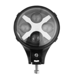 X Shape 6" Round Led Auxiliary Driving Lights for Jeep Wrangler Offroad Amber White Spot Flood Beam Lights