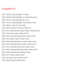 DOT 7 inch Orange Halo Headlights Led Orange Halo Lights for Jeep Wrangler JK 1997-2007