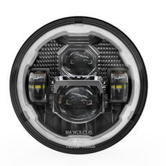 7 inch Round 2007-2017 Jeep Wrangler JK Led Halo Headlights with Amber Turn Signals