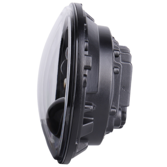 50w DOT SAE 7'' Round Jeep Wrangler JK Led Headlight Projector with High Low Beam