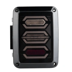 Smoked LED Tail Lights Brake/Reversing/Trun/Driving tail light for Jeep Wrangler JK