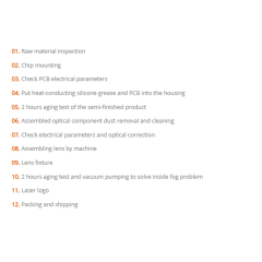 50w DOT SAE 7'' Round Jeep Wrangler JK Led Headlight Projector with High Low Beam