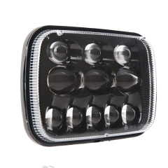 For Jeep YJ cherokee xj 5x7 inch headlamp 5800lm for Ford Super Duty 7x6 led headlight