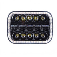 5x7 inch led headlight for GMC/Chevrolet headlamp with halo for jeep cherokee xj parts led lights
