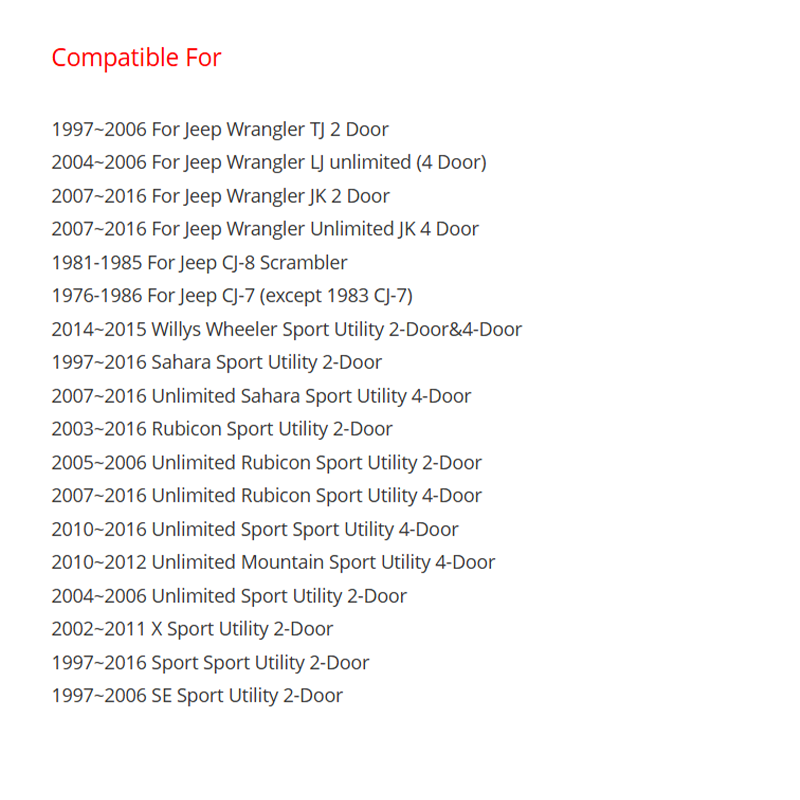 Led Red Halo Lights for Jeep Wrangler JK TJ LJ Red Halo Headlights Jeep Wrangler hi/lo Beam DRL