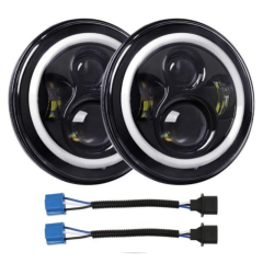 2006 Jeep Wrangler TJ 2 Door 7 inch projector halo led headlights with hi lo beam