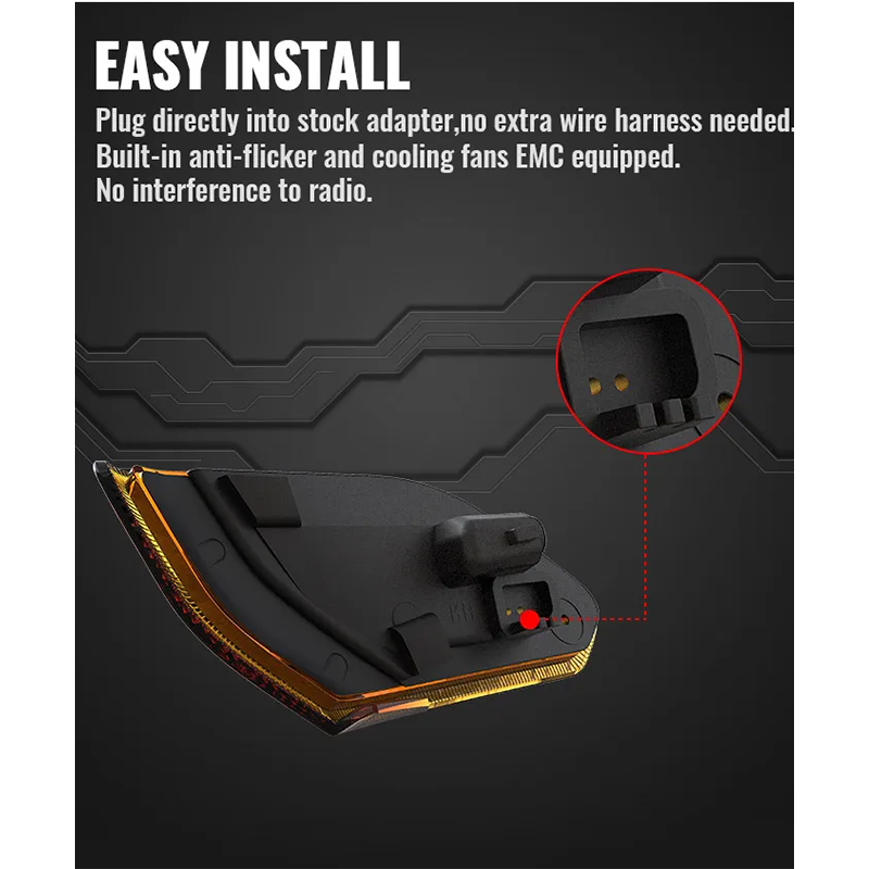 Smoked Jeep JL Side Marker Light Led 2018 Jeep Wrangler Smoked Side Marker Lights Replacement