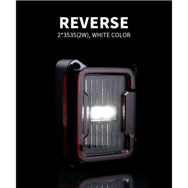 US/EU Version Jeep JK Rear Tail Lights Led Jeep JK Smoked Tail Lights