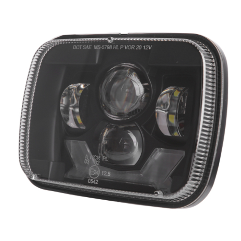 5x7 Led Projector Headlights 1984-2001 Jeep Cherokee XJ Led Headlights with High Low Beam DRL Turn Signals