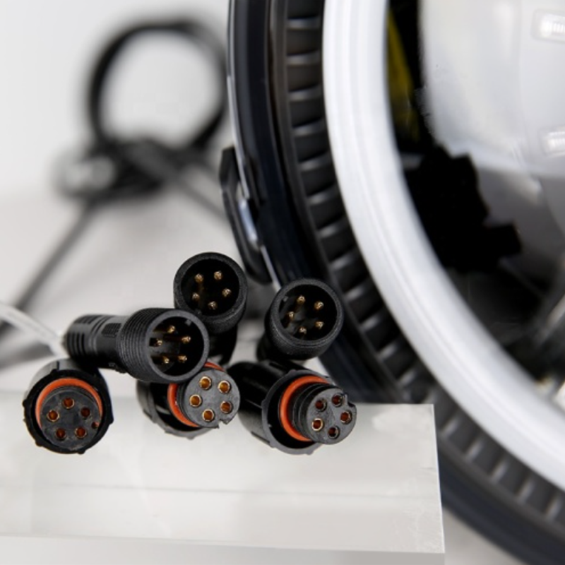 2018-2023 Jeep JL RGB Halo Headlights Bluetooth App Control Jeep Wrangler Color Changing Halo Led Headlights