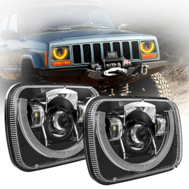 DOT Approved 2000 Jeep Cherokee XJ Led Headlights Upgrade