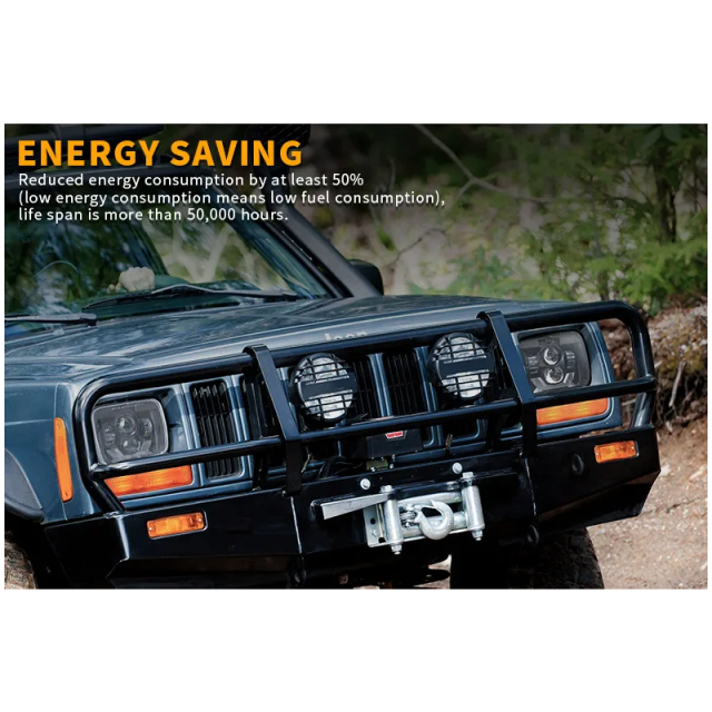 5x7 Lights Rectangular Right Hand Drive Jeep Cherokee Led Headlights RHD American Cars Jeep Wrangler Headlights