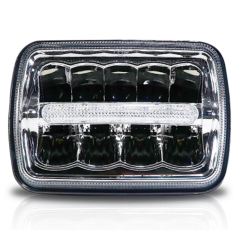 Square 5x7'' inch Led headlight for Jeep YJ Cherokee XJ Auto lighting system car accessories