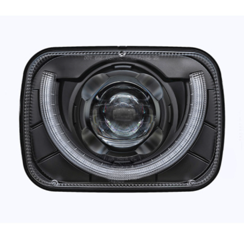 5x7 inch Jeep Comanche Led Headlights Conversion for 1984-2001 Jeep Cherokee XJ Upgrade