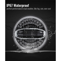 7 inch Round Jeep Jk Oem Led Headlights with Halo Lights Jeep Jk Factory Led Headlights Assembly