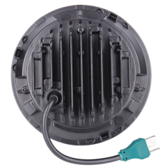 50w DOT SAE 7'' Round Jeep Wrangler JK Led Headlight Projector with High Low Beam