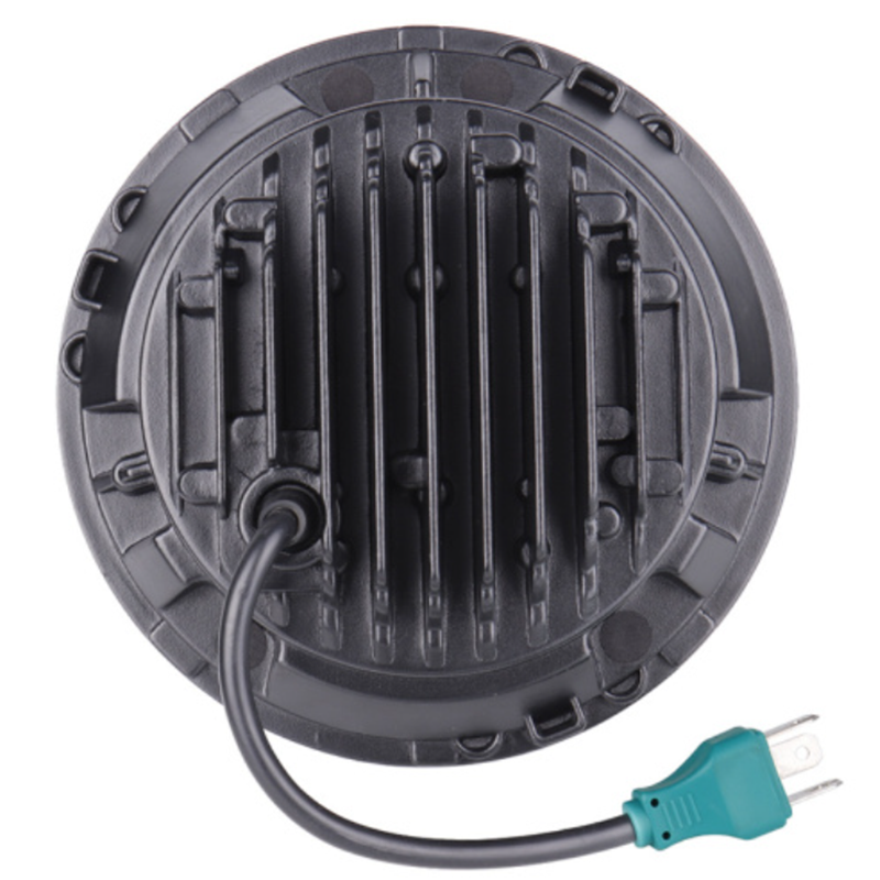 50w DOT SAE 7'' Round Jeep Wrangler JK Led Headlight Projector with High Low Beam