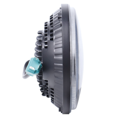 Unique Jepp JL Headlight 7" LED Headlight with Bracket Adaptor Hi Low Beam Headlight with Halo for Jeep JL 2018+