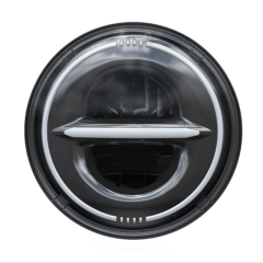 7 Round Led Halo Headlights for 2010 Jeep Wrangler JK JKU with Drl and Amber Turn Signals