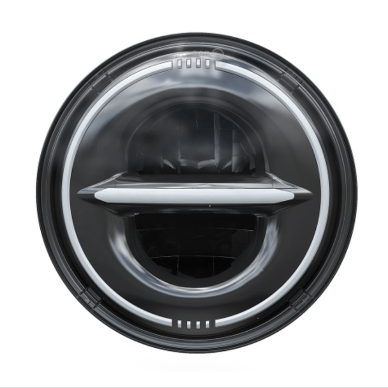 7 Round Led Halo Headlights for 2010 Jeep Wrangler JK JKU with Drl and Amber Turn Signals