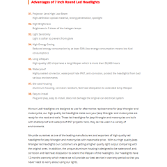 Morsun for Jeep Wrangler JK Accessories 7 Headlight H4 Bulb White/Yellow Turning Signal