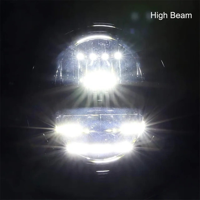 7 inch 45w Jeep Wrangler JK LED Headlight 07-16 Projector Light High Low Beam Driving Lamp