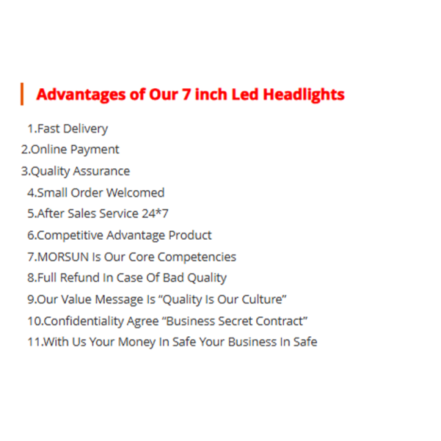 For Jeep Wrangler Parts 7 headlights White/Amber Halo Ring Headlight for Road Glide Hi/Low Beam 7" Headlamp for Jeep Wrangler