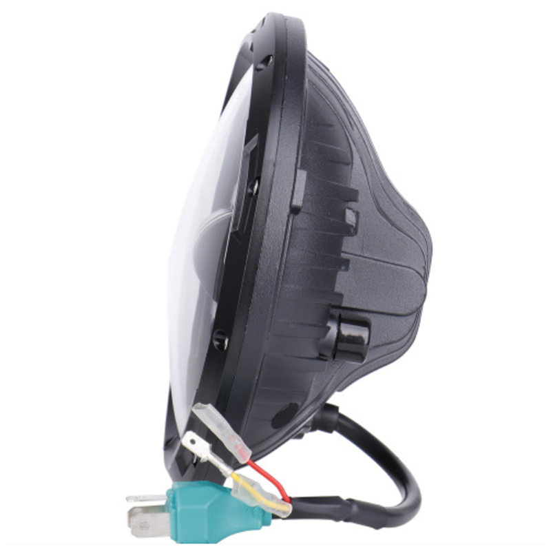 7'' round Jeep jk aftermarket headlights 2007-2018 with high low beam and drl