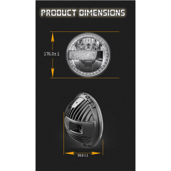 2007-2017 Jeep Wrangler JK Led Headlights Conversion Jeep JKU Led Headlights with White DRL