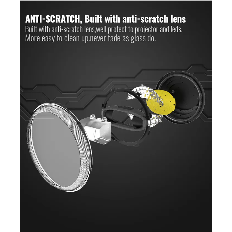 7 inch Round Jeep Jk Oem Led Headlights with Halo Lights Jeep Jk Factory Led Headlights Assembly