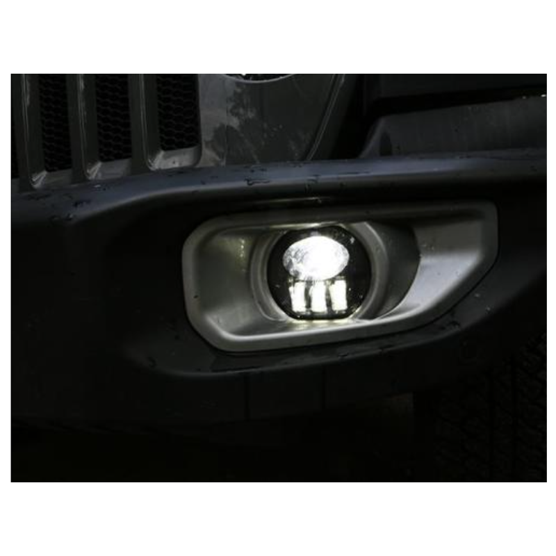 4" 2019 2018 Jeep Wrangler JL Fog Lights 17W 2018+ Jeep JL Led Fog Lights