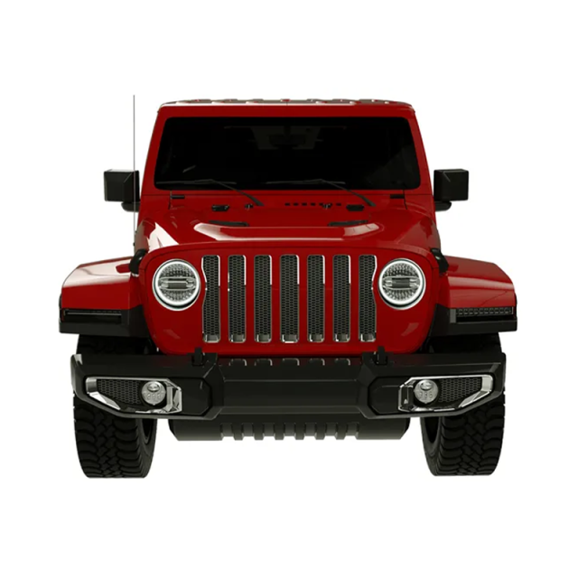 108W High brightness 2007~2016 jeep wrangler jk led headlights 7 inch round jk halo headlights with hi low beam drl
