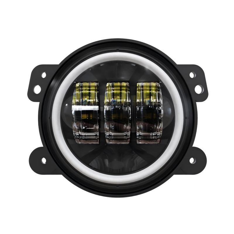 2007-2017 Jeep Wrangler JK Led Fog Lights with Halo DRL Turn Signals