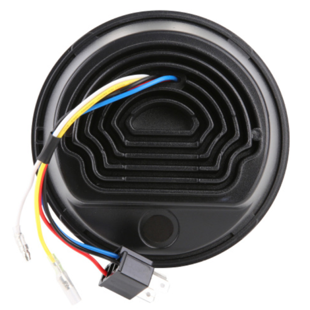 7 Round Led Halo Headlights for 2010 Jeep Wrangler JK JKU with Drl and Amber Turn Signals