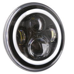 2007-2017 Jeep Wrangler JK Halo Headlights 7 inch Round Led Halo Headlights for Jeep Wrangler JK JKU