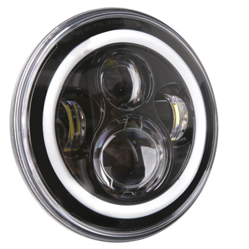 2007-2017 Jeep Wrangler JK Halo Headlights 7 inch Round Led Halo Headlights for Jeep Wrangler JK JKU