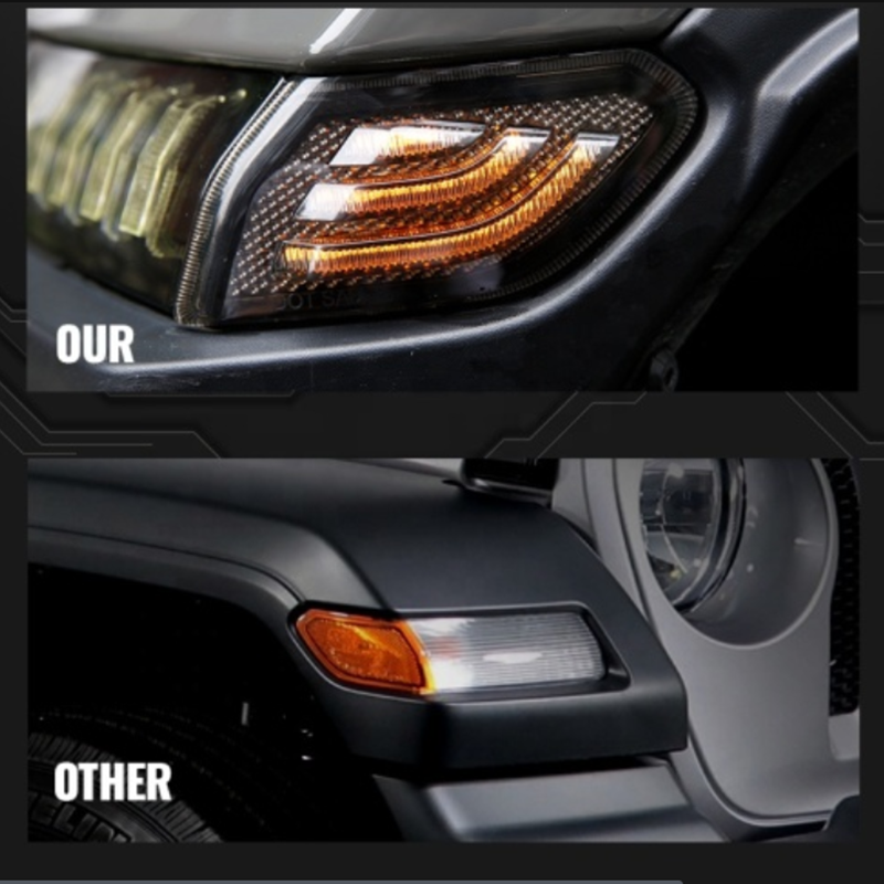 Smoked Jeep JL Side Marker Light Led 2018 Jeep Wrangler Smoked Side Marker Lights Replacement