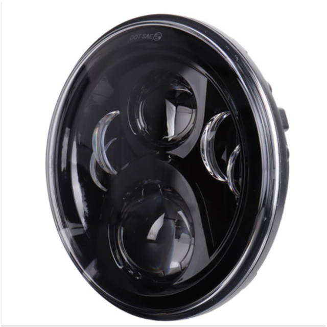 50w DOT SAE 7'' Round Jeep Wrangler JK Led Headlight Projector with High Low Beam