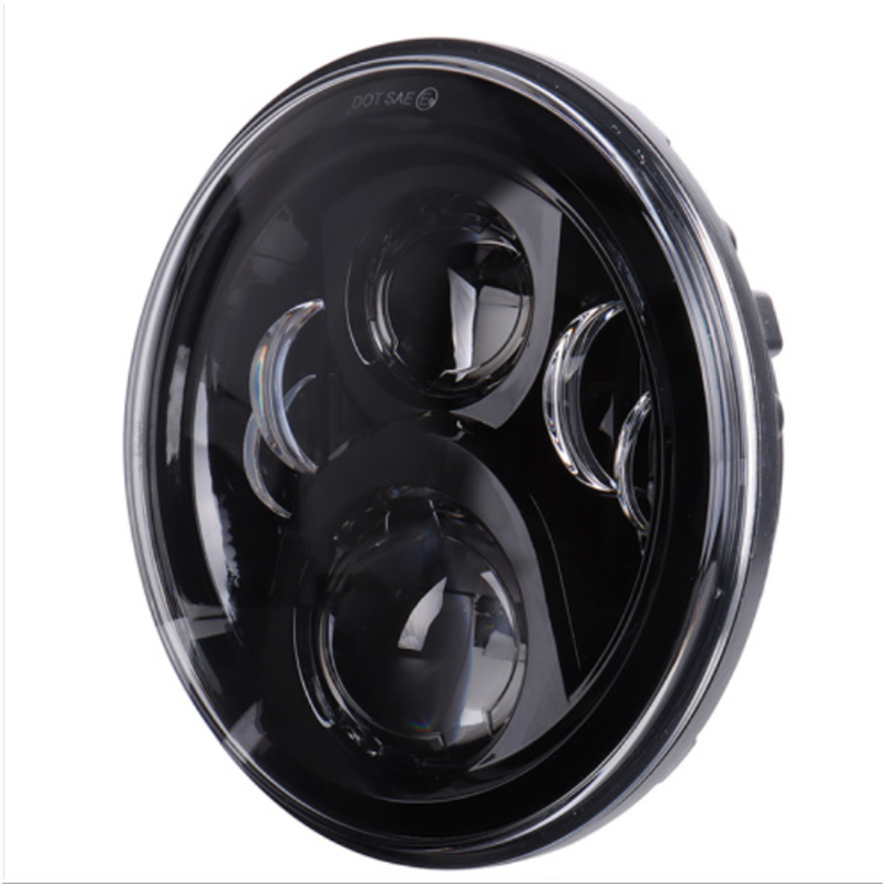 50w DOT SAE 7'' Round Jeep Wrangler JK Led Headlight Projector with High Low Beam
