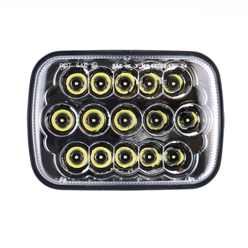 DOT 5x7 H6054 Sealed Beam Led Headlights for Jeep Cherokee XJ Wrangler YJ