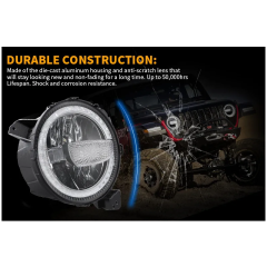 DOT SAE 2018 2019 Jeep Wrangler Moab Edition Led Headlights for Jeep Wrangler Moab