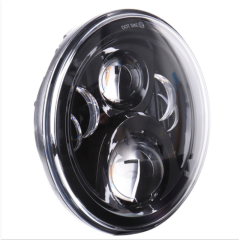 50w DOT SAE 7'' Round Jeep Wrangler JK Led Headlight Projector with High Low Beam