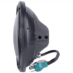 Special Design 7 Headlights with DRL for Hummer H1 H2 Black Chrom Option 7 Headlamp for Jeep Wrangler JK TJ for Harley