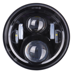 50w DOT SAE 7'' Round Jeep Wrangler JK Led Headlight Projector with High Low Beam