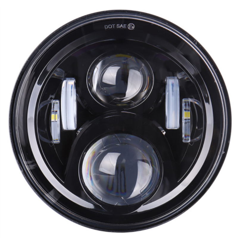 50w DOT SAE 7'' Round Jeep Wrangler JK Led Headlight Projector with High Low Beam