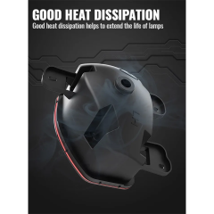 2018 up Jeep Wrangler JL Rear Bumper Led Tail Lights Reflector Lamps