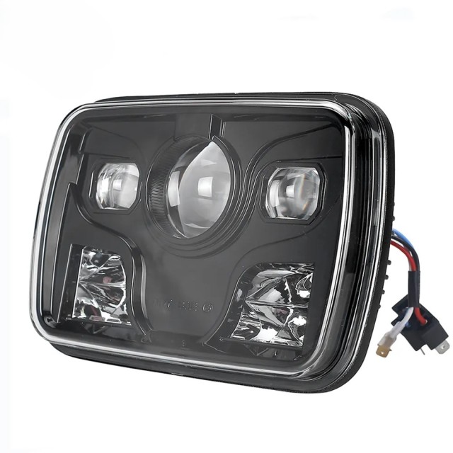 Morsun 5x7 Square LED Headlight for Jeep Wrangler Cherokee XJ