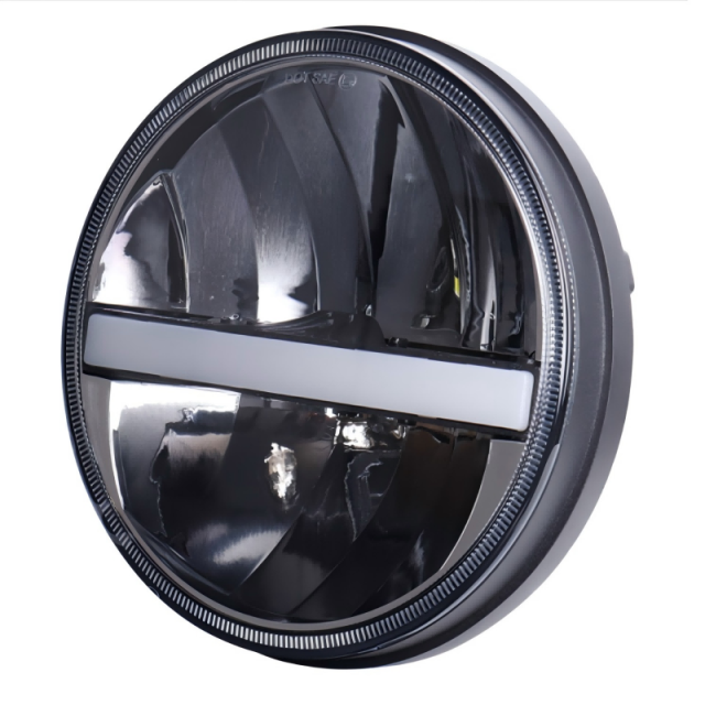 Morsun for Jeep Wrangler JK Accessories 7 Headlight H4 Bulb White/Yellow Turning Signal